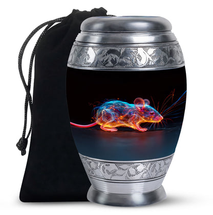 Personalized Mouse Cremation Urn for Human Ashes - 10-inch, 200 cu in - Yatskia