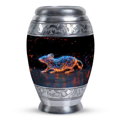 Personalized Mouse Cremation Urn for Human Ashes - 10-inch, 200 cu in - Yatskia