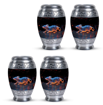 Personalized Mouse Cremation Urn for Human Ashes - 10-inch, 200 cu in - Yatskia