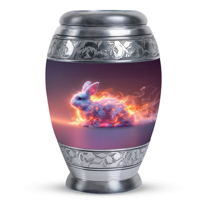 Personalized Rabbit Cremation Urn for Pet Ashes - 10-inch, 200 cu in - Yatskia