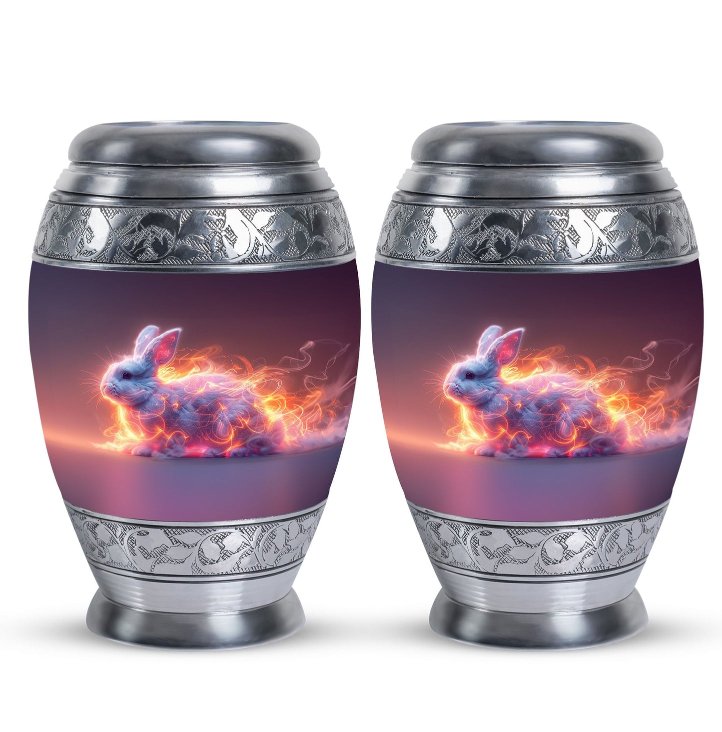 Personalized Rabbit Cremation Urn for Pet Ashes - 10-inch, 200 cu in - Yatskia