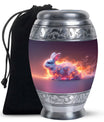 Fiery Bunny Rabbit Urn For Cremation - Fierce Bunny Urn For Ashes
