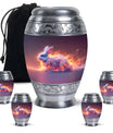Fiery Bunny Rabbit Urn For Cremation - Fierce Bunny Urn For Ashes