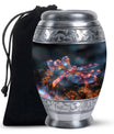 Fiery Dragonfly Keepsake For Ashes - Dragonfly Large Memorial Urn