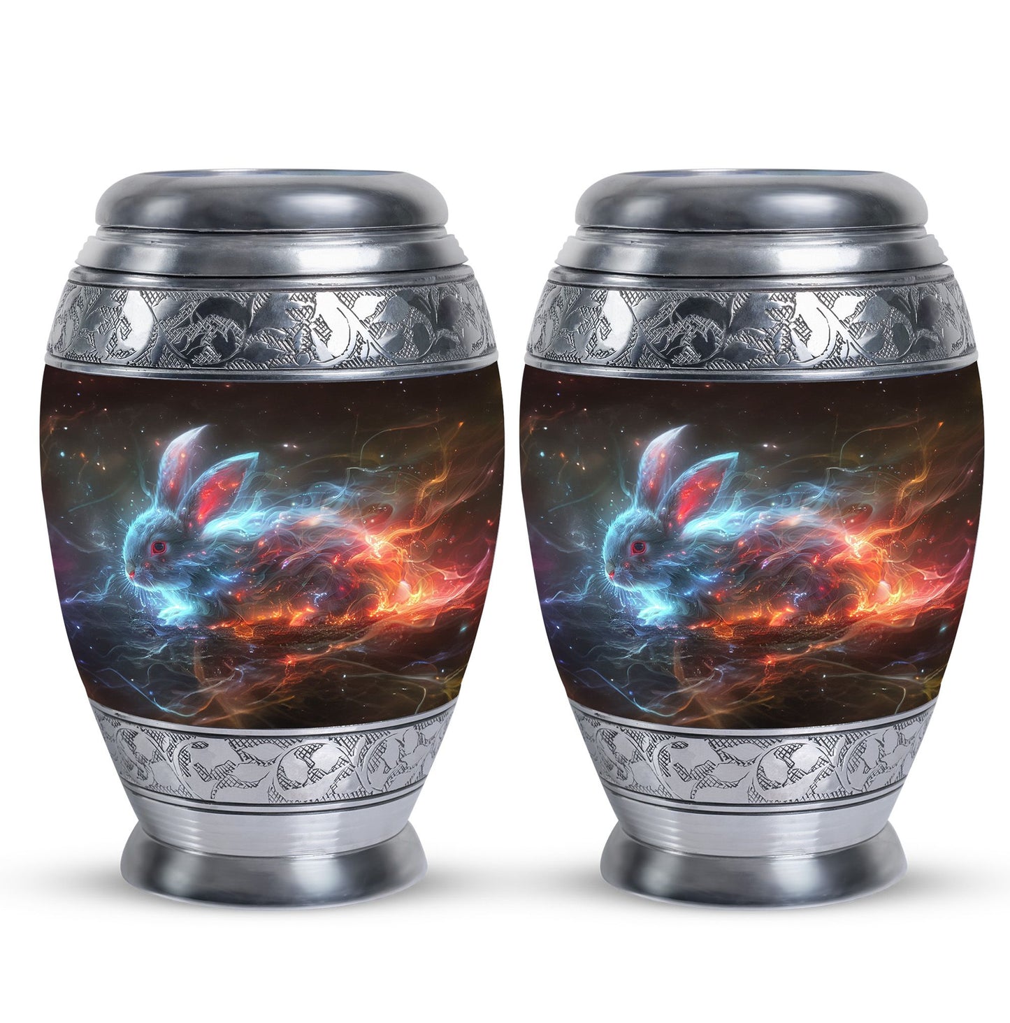 Personalized Rabbit Cremation Urn for Pet Ashes - 10-inch, 200 cu in - Yatskia
