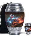 Nebula Blazing Rabbit Urn - Rabbit Cremation Urn For Men & Women