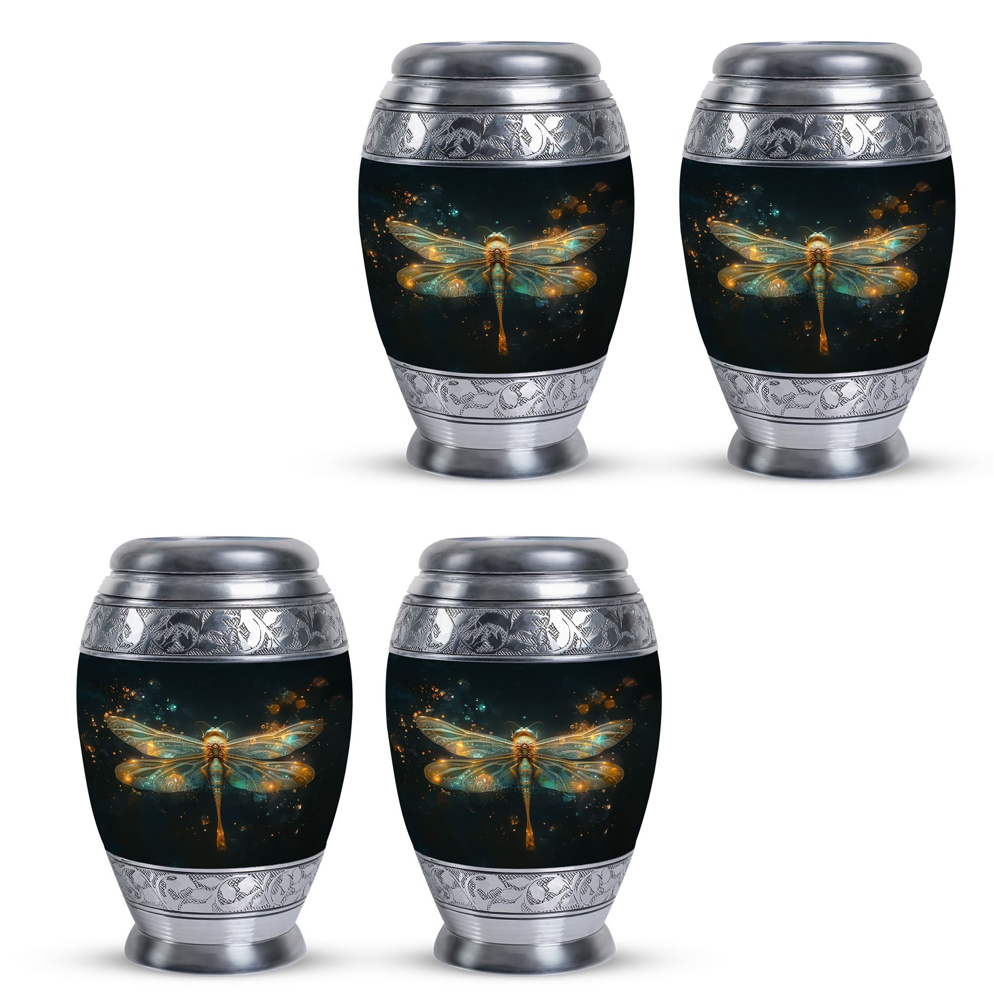 Glowing Dragonfly Memorial Urn - Dragonfly Cremation Urns For Women