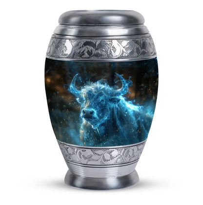 Personalized Galaxy Cremation Urn for Adult - 10-inch, 200 cu in - Yatskia