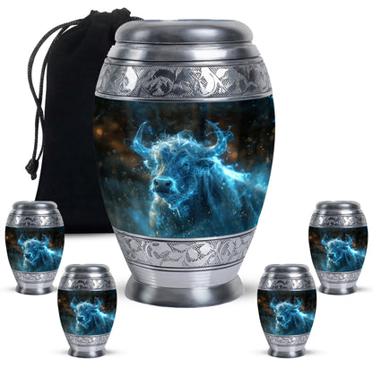 Personalized Galaxy Cremation Urn for Adult - 10-inch, 200 cu in - Yatskia
