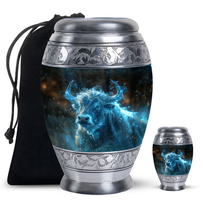 Personalized Galaxy Cremation Urn for Adult - 10-inch, 200 cu in - Yatskia