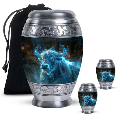 Personalized Galaxy Cremation Urn for Adult - 10-inch, 200 cu in - Yatskia