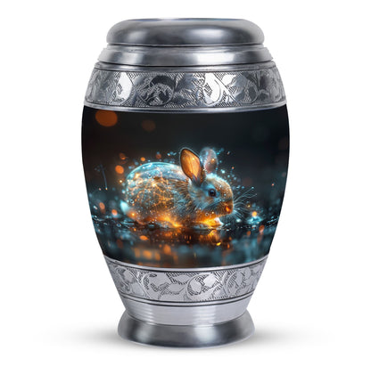 Personalized Rabbit Cremation Urn for Pet Ashes - 10-inch, 200 cu in - Yatskia