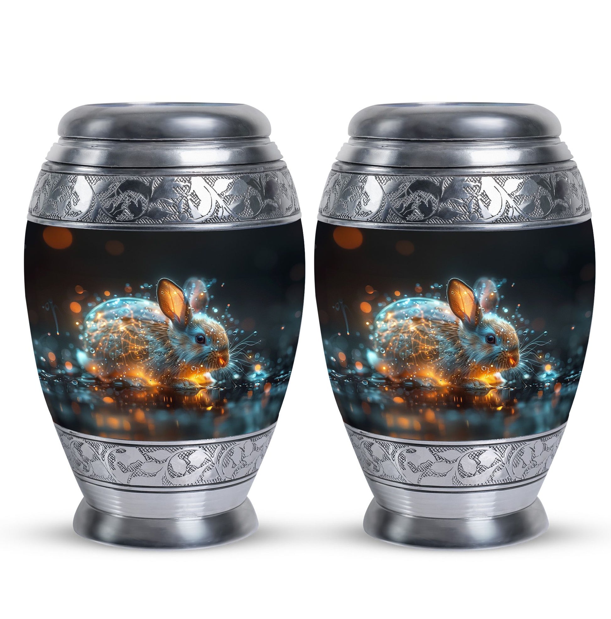 Luminous Mystic Bunny Urn - Rabbit Urns For Ashes Cremation