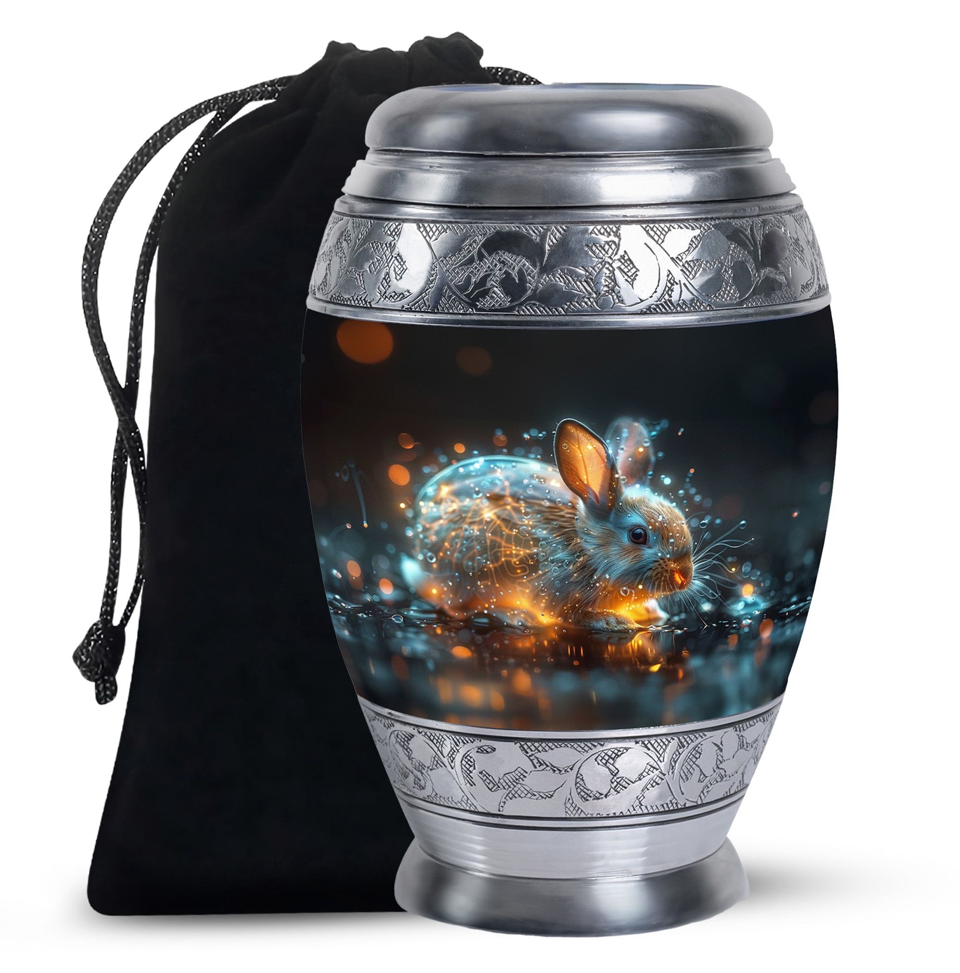 Luminous Mystic Bunny Urn - Rabbit Urns For Ashes Cremation