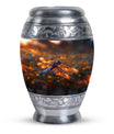 Fiery Dragonfly Urn - Dragonfly Ashes Memorial Urn For Male And Female