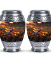 Fiery Dragonfly Urn - Dragonfly Ashes Memorial Urn For Male And Female