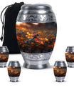 Fiery Dragonfly Urn - Dragonfly Ashes Memorial Urn For Male And Female