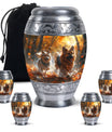 German Shepherd Memorial Urn For Dogs - Autumn Cremation Urn For Pet