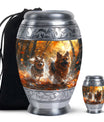 German Shepherd Memorial Urn For Dogs - Autumn Cremation Urn For Pet