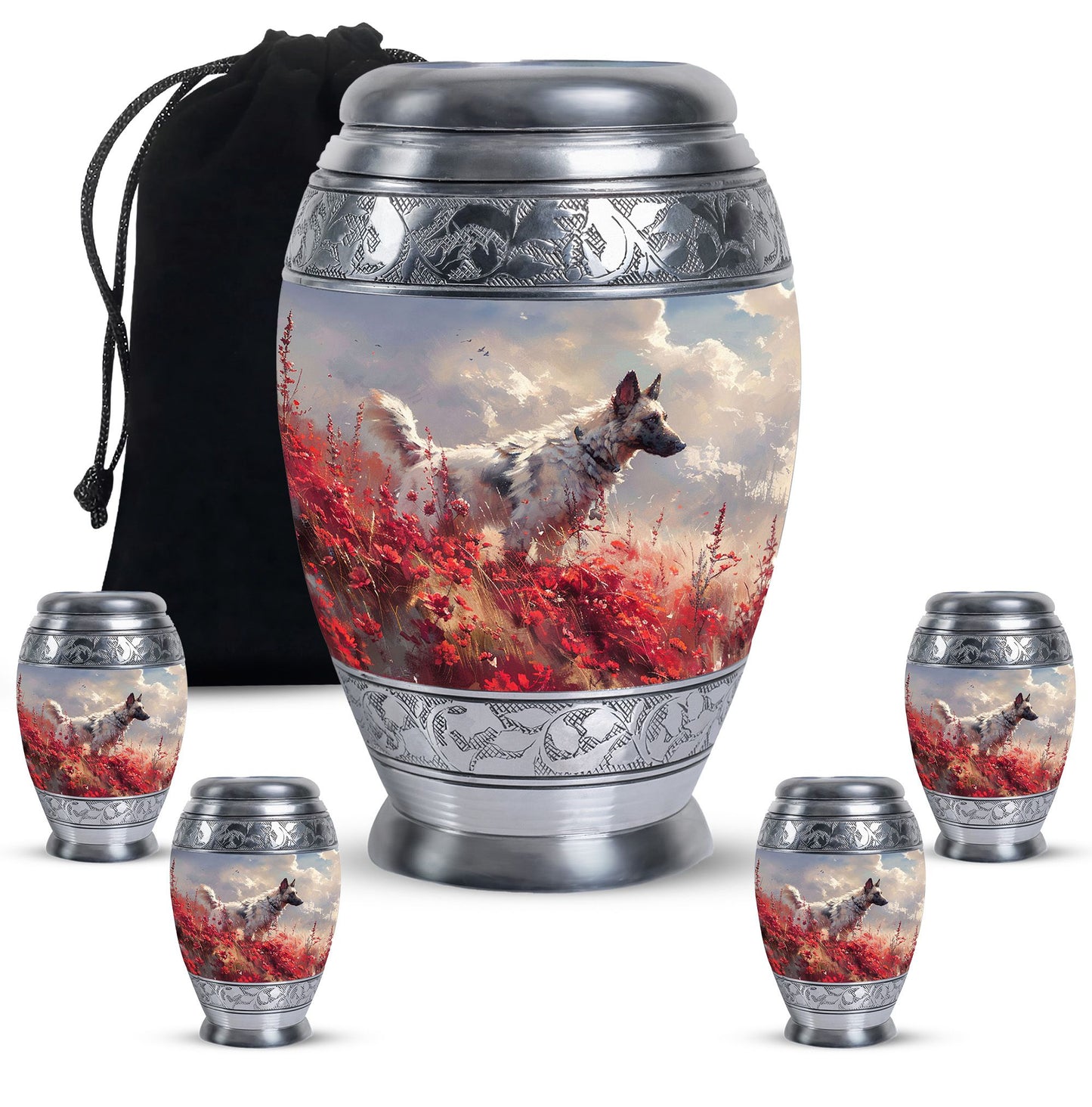 Personalized Dog Memorial Urn for Pet Ashes -  Yatskia