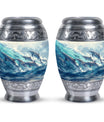 Dolphin Family Cremation Urn - Dolphin Large Funeral Ashes Urn