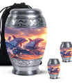 Sunset Dolphin Memorial Urn For Women - Large Urns For Adult Human Ashes