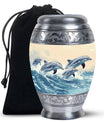 Dolphin Urn For Men & Women - Dolphin Funeral Ashes Urn