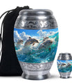 Joyful Dolphins Famiy Urn For Cremation - Funeral Urn for Loved Ones