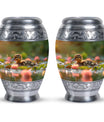 Duck Urn For Ashes Adult Men - Floral Cremation Ashes Urn