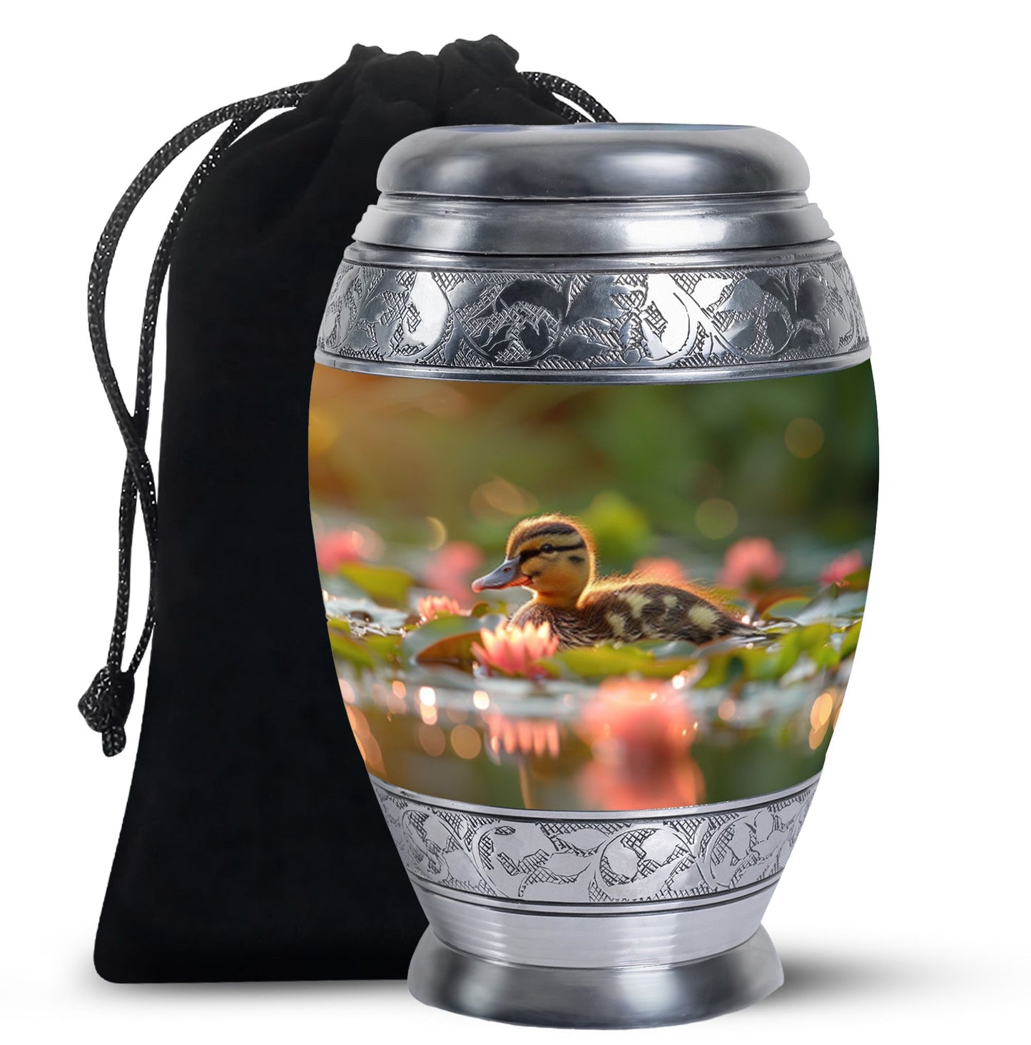 Personalized Bird Cremation Urn for Human Ashes - 10-inch, 200 cu in - Yatskia