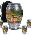 Duck Urn For Ashes Adult Men - Floral Cremation Ashes Urn