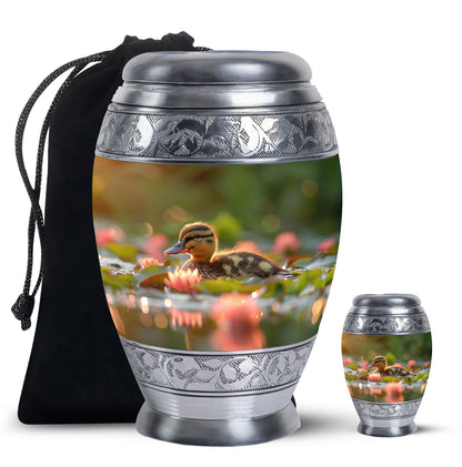 Personalized Bird Cremation Urn for Human Ashes - 10-inch, 200 cu in - Yatskia