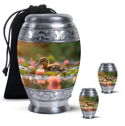 Personalized Bird Cremation Urn for Human Ashes - 10-inch, 200 cu in - Yatskia