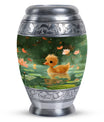 Animated Duckling's Urn For Adults - Duck Funeral Cremation Urn For Ashes