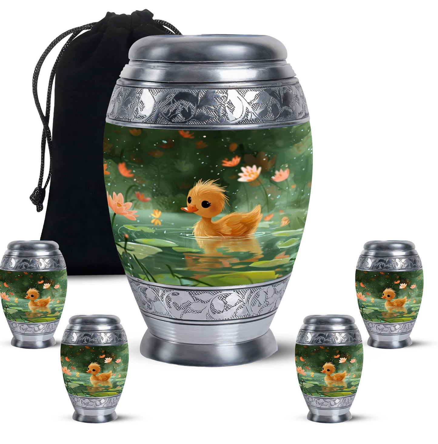 Personalized Bird Cremation Urn for Adults - 10-inch, 200 cu in - Yatskia