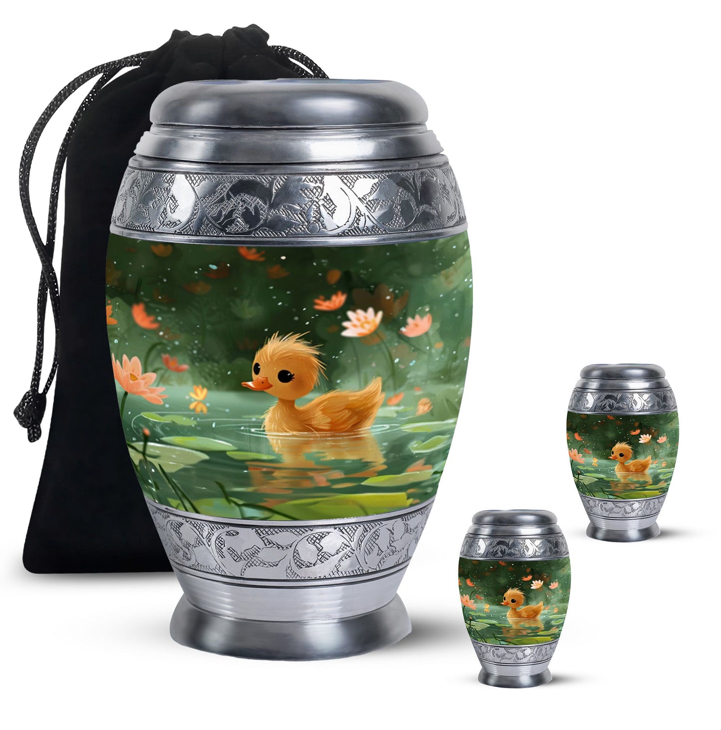 Personalized Bird Cremation Urn for Adults - 10-inch, 200 cu in - Yatskia