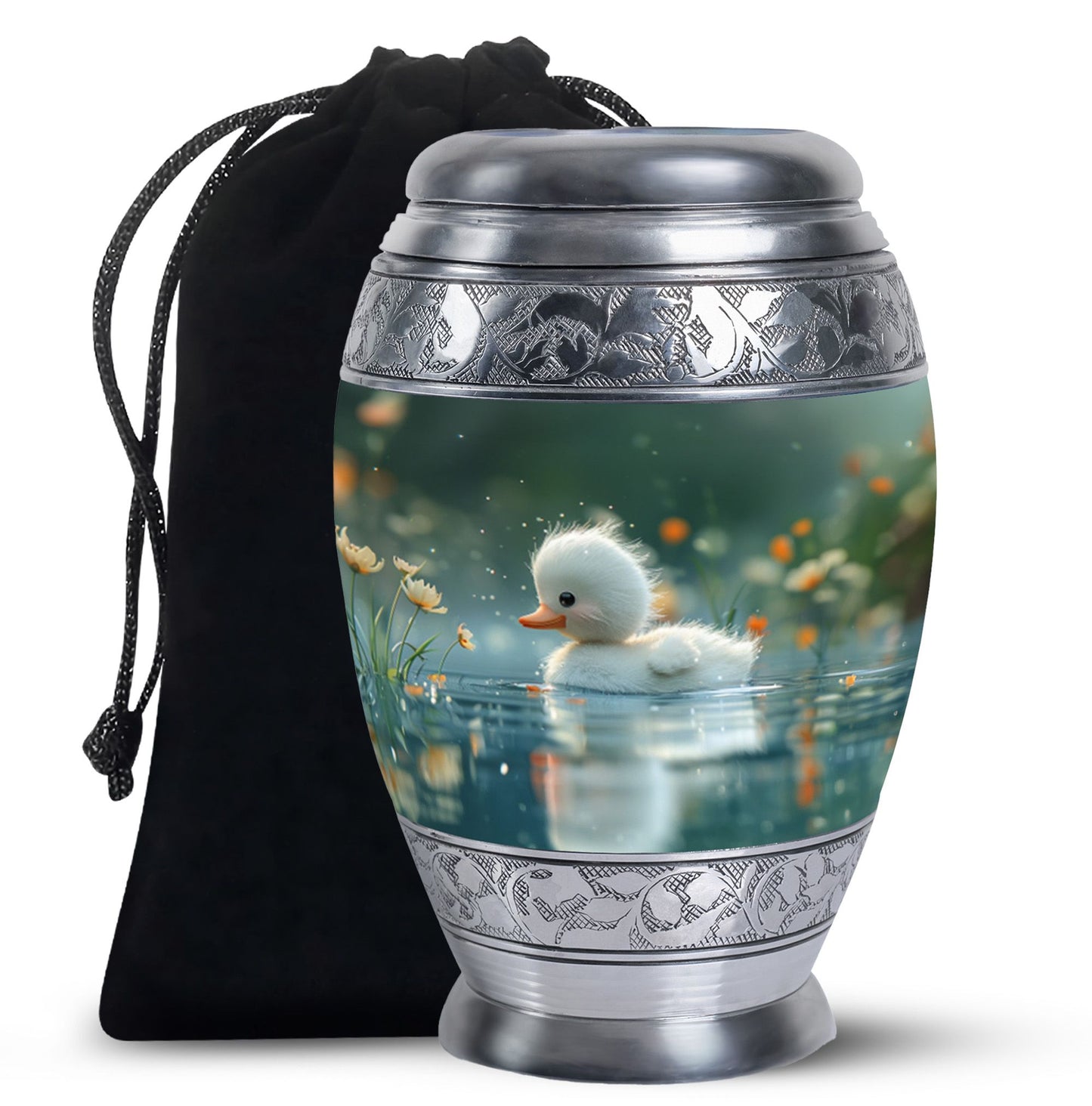 Personalized Bird Memorial Urn for Women - 10-inch, 200 cu in - Yatskia