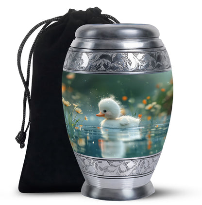 Personalized Bird Memorial Urn for Women - 10-inch, 200 cu in - Yatskia