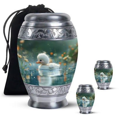 Personalized Bird Memorial Urn for Women - 10-inch, 200 cu in - Yatskia