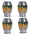 Golden Duckling Memorial Urn Set - Duck Cremation Urn For Ashes