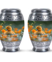 Golden Duckling Memorial Urn Set - Duck Cremation Urn For Ashes
