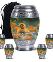 Golden Duckling Memorial Urn Set - Duck Cremation Urn For Ashes