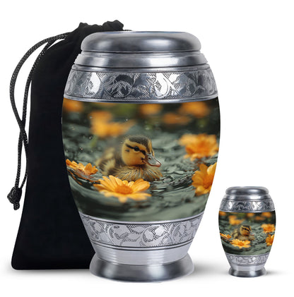 Personalized Bird Memorial Urn for Human Ashes - 10-inch, 200 cu in - Yatskia