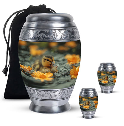 Personalized Bird Memorial Urn for Human Ashes - 10-inch, 200 cu in - Yatskia