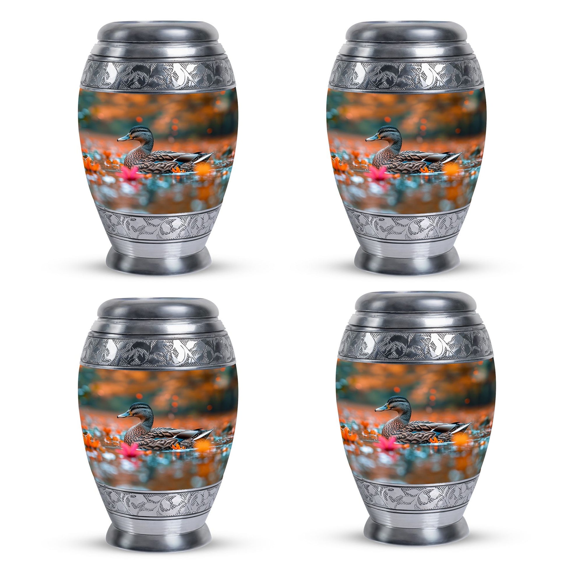Duck Cremation Ashes Memorial Urn - Funeral Urn For Men & Women
