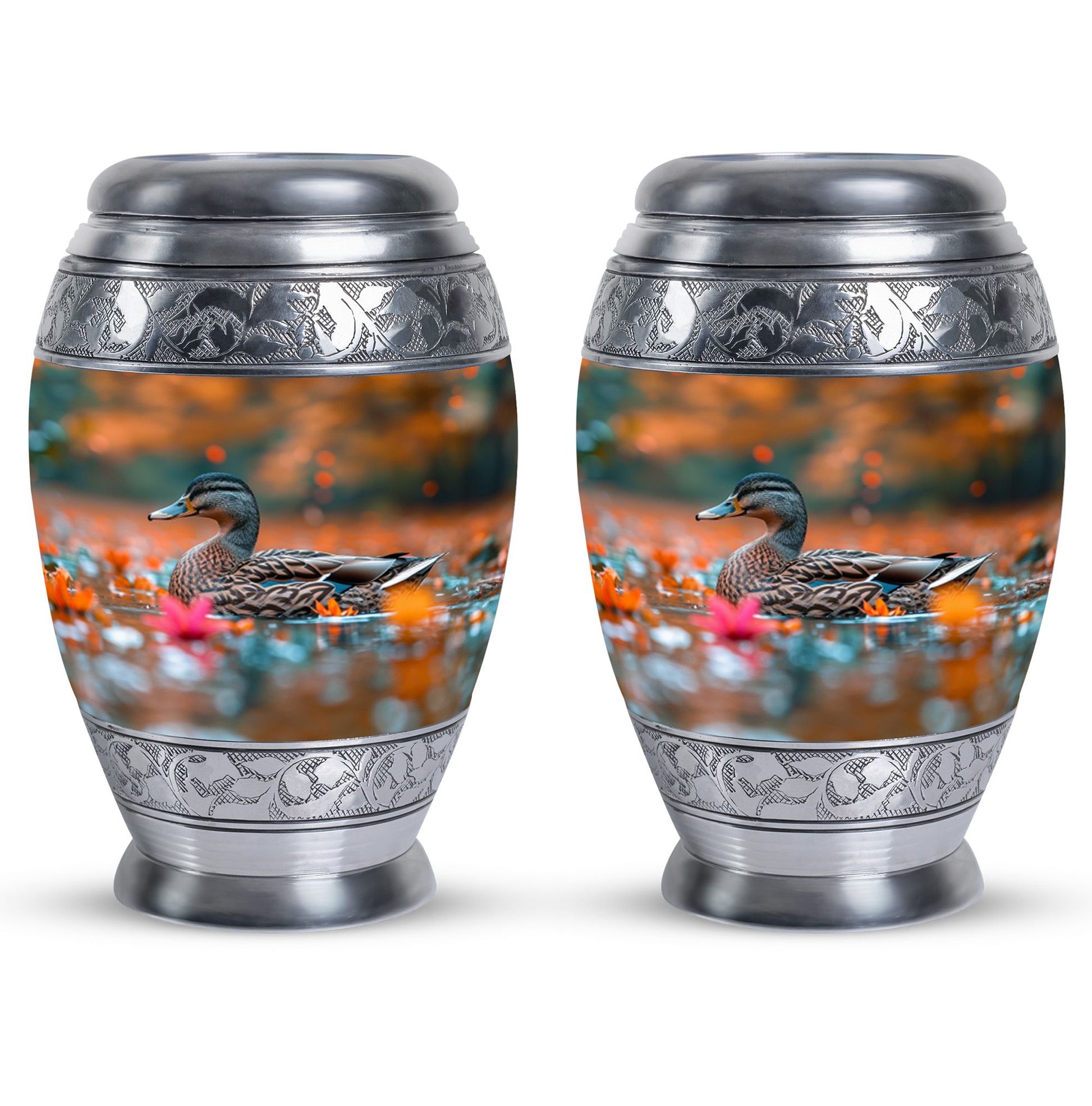 Duck Cremation Ashes Memorial Urn - Funeral Urn For Men & Women