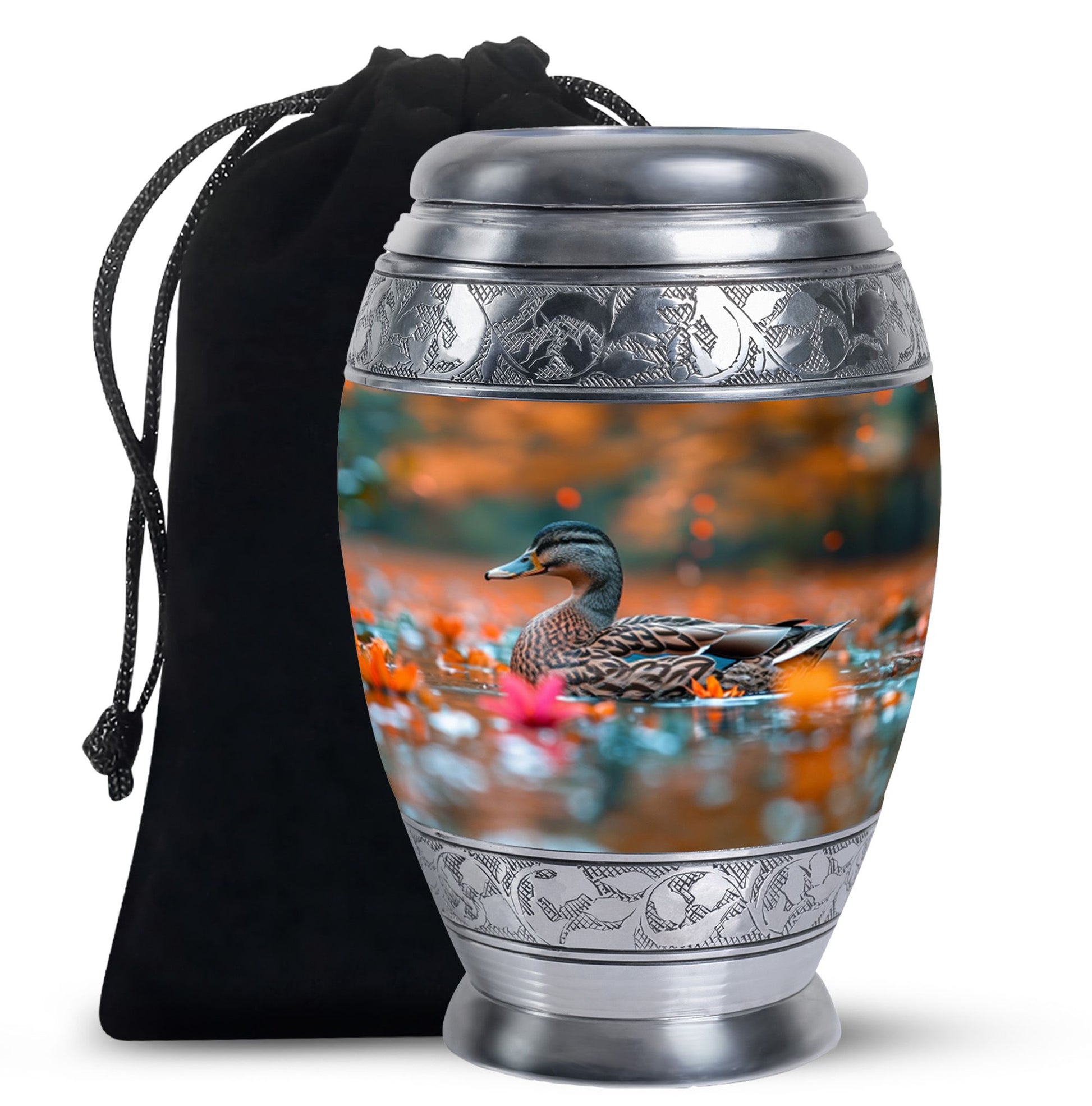 Duck Cremation Ashes Memorial Urn - Funeral Urn For Men & Women