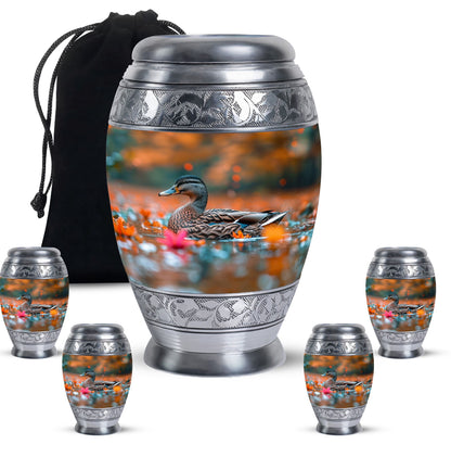 Personalized Bird Cremation Urn for Men & Women - 10-inch, 200 cu in - Yatskia