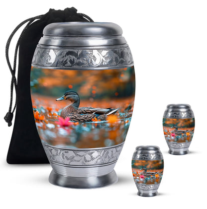 Personalized Bird Cremation Urn for Men & Women - 10-inch, 200 cu in - Yatskia