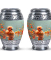 Baby Duck Memorial Urn Combo Set - Large And Keepsake Ashes Urn